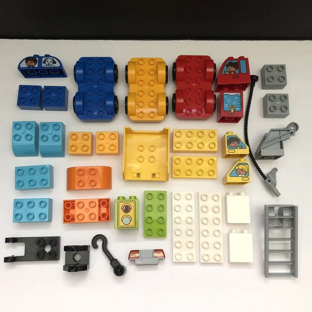 Lego Duplo 10816 Complete My 1st First Cars and Trucks Dump Truck Crane No Box